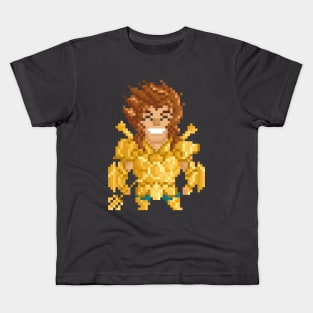 Saint Seiya Dohko, Libra 8-bit gamer pixel art Kids T-Shirt